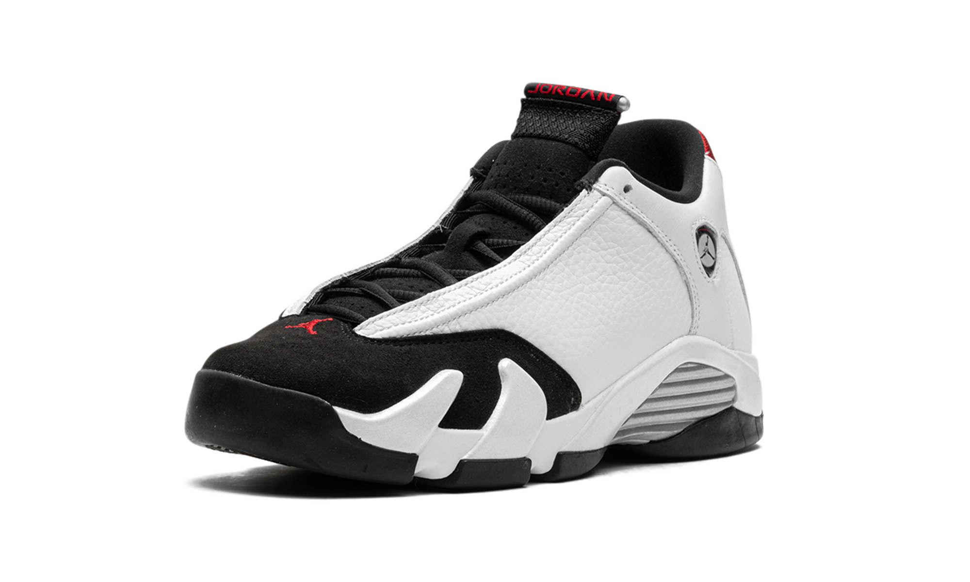 jordan 14 retro black toe 2024 gs+487524-160+left diagnol single view