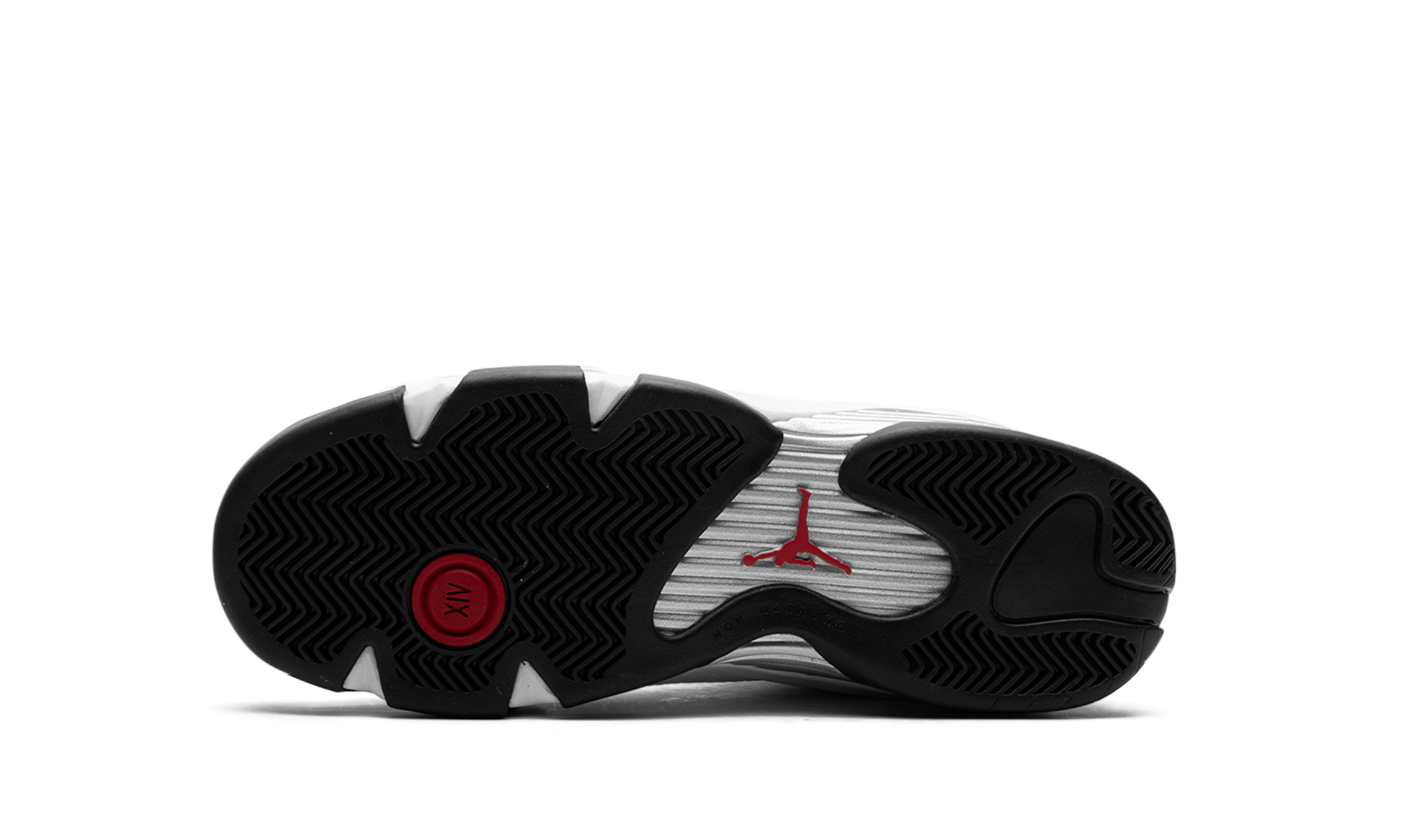 jordan 14 retro black toe 2024 gs+487524-160+bottom view