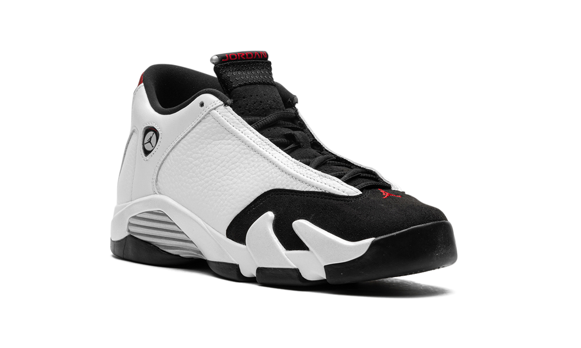 jordan 14 retro black toe 2024 gs+487524-160+diagnol right view