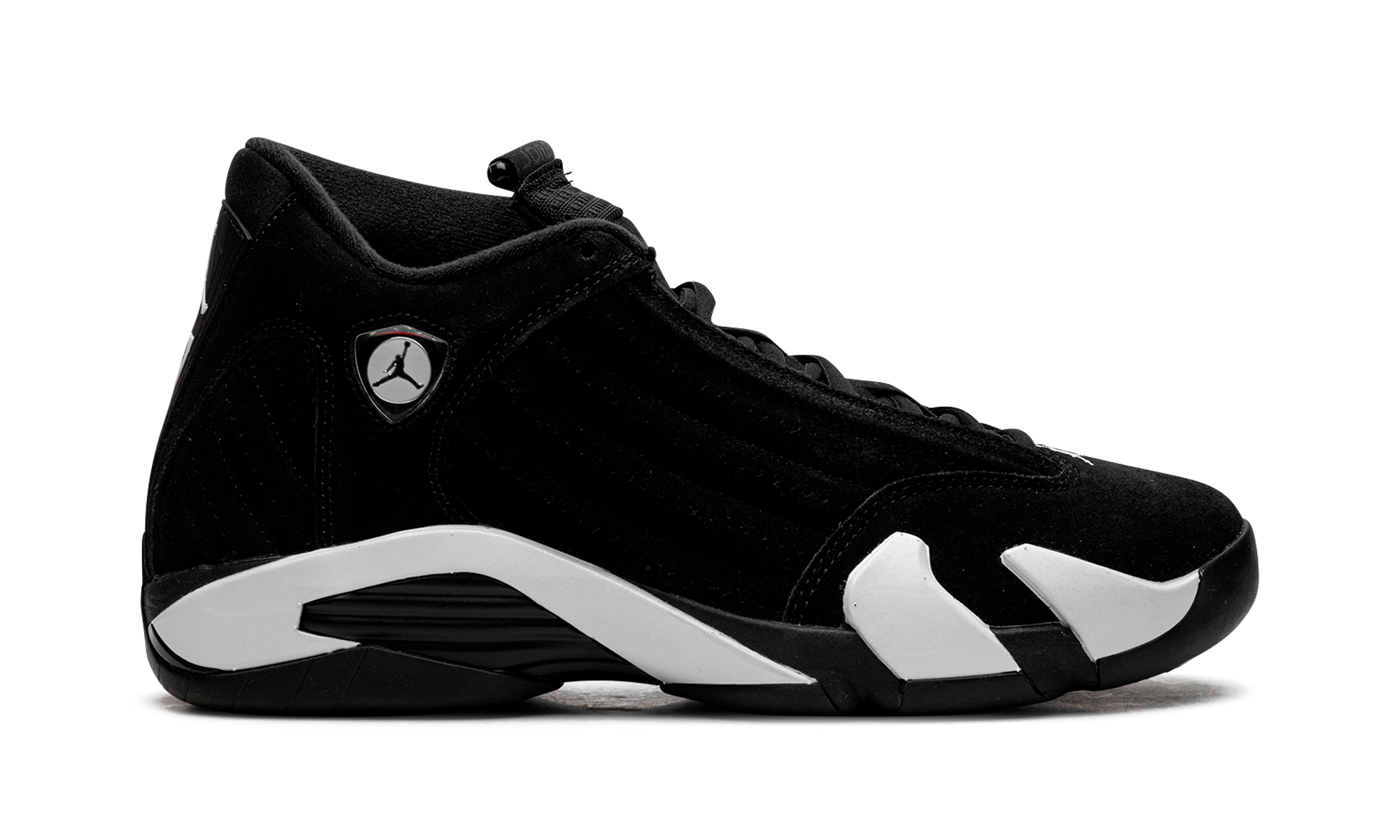jordan 14 retro black white+487471-016+right view