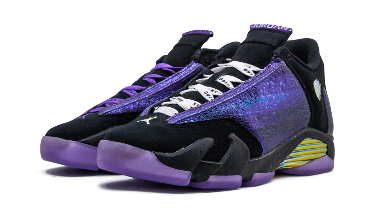 jordan 14 retro doernbecher 2019 gs+CV2470-001+diagnol left view