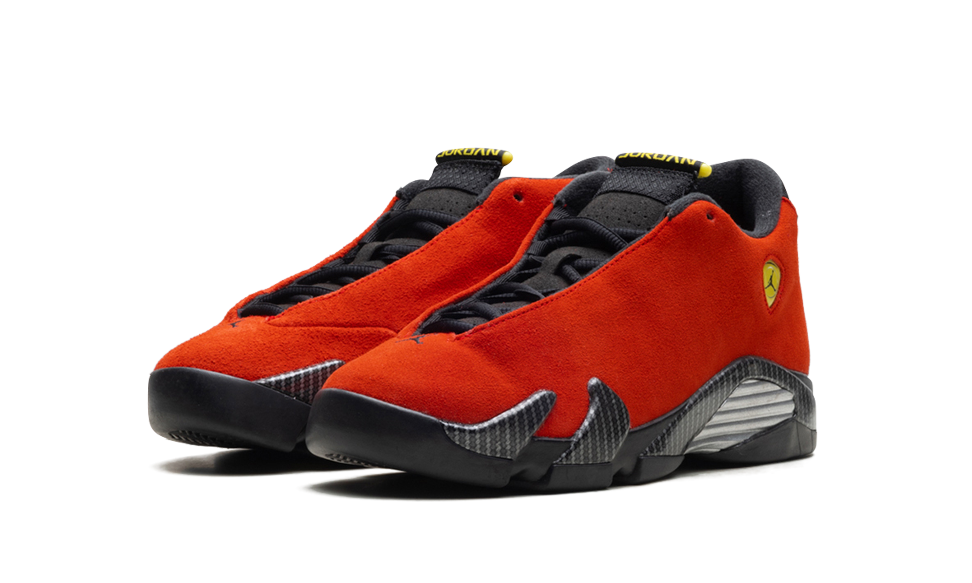 jordan 14 retro ferrari 2025 gs+IF5016-600+diagnol left view