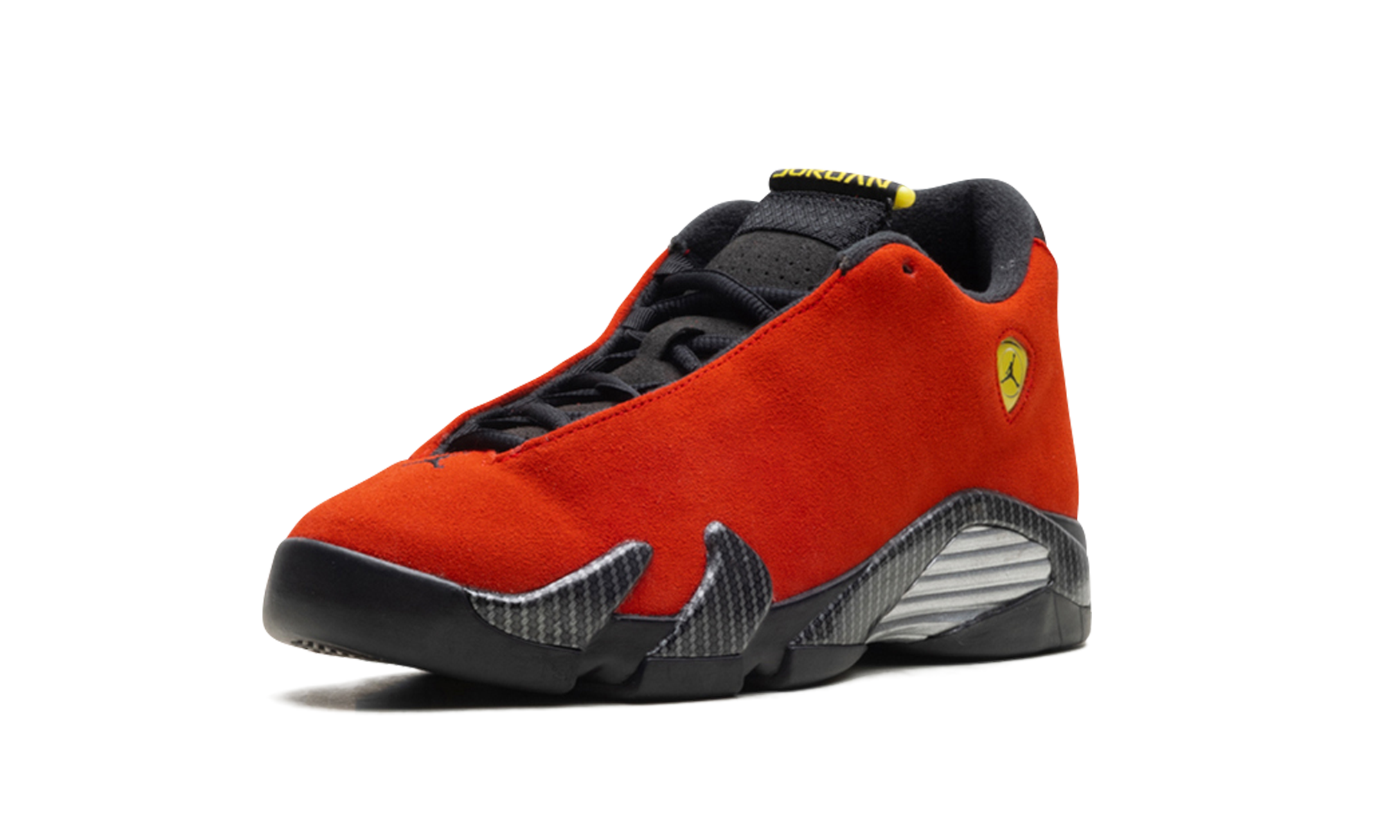 jordan 14 retro ferrari 2025 gs+IF5016-600+left diagnol single view