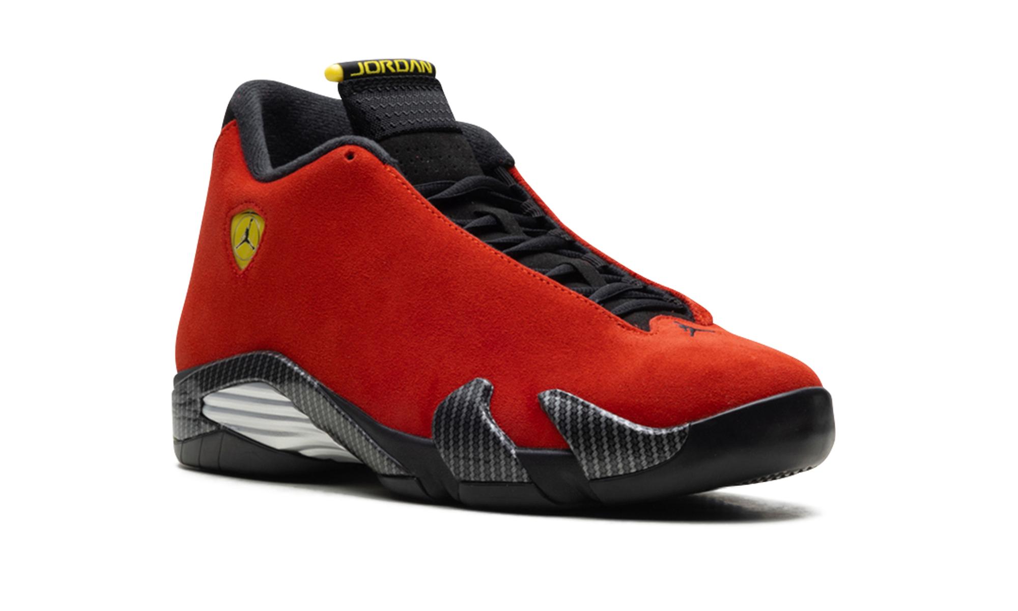jordan 14 retro ferrari 2025+IF5015-600+diagnol right view