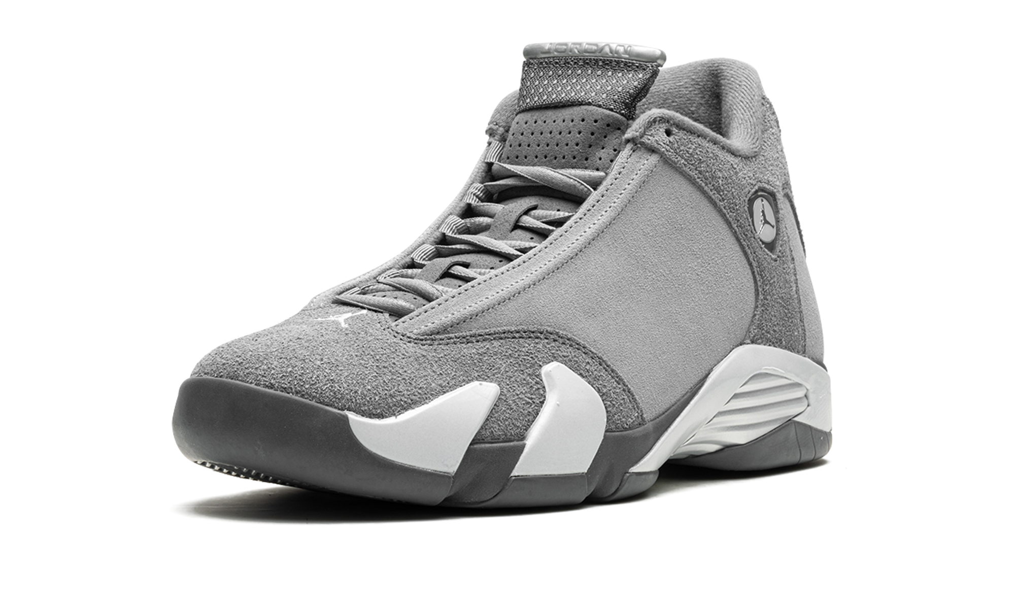 jordan 14 retro flint grey+FJ3460-012+left diagnol single view