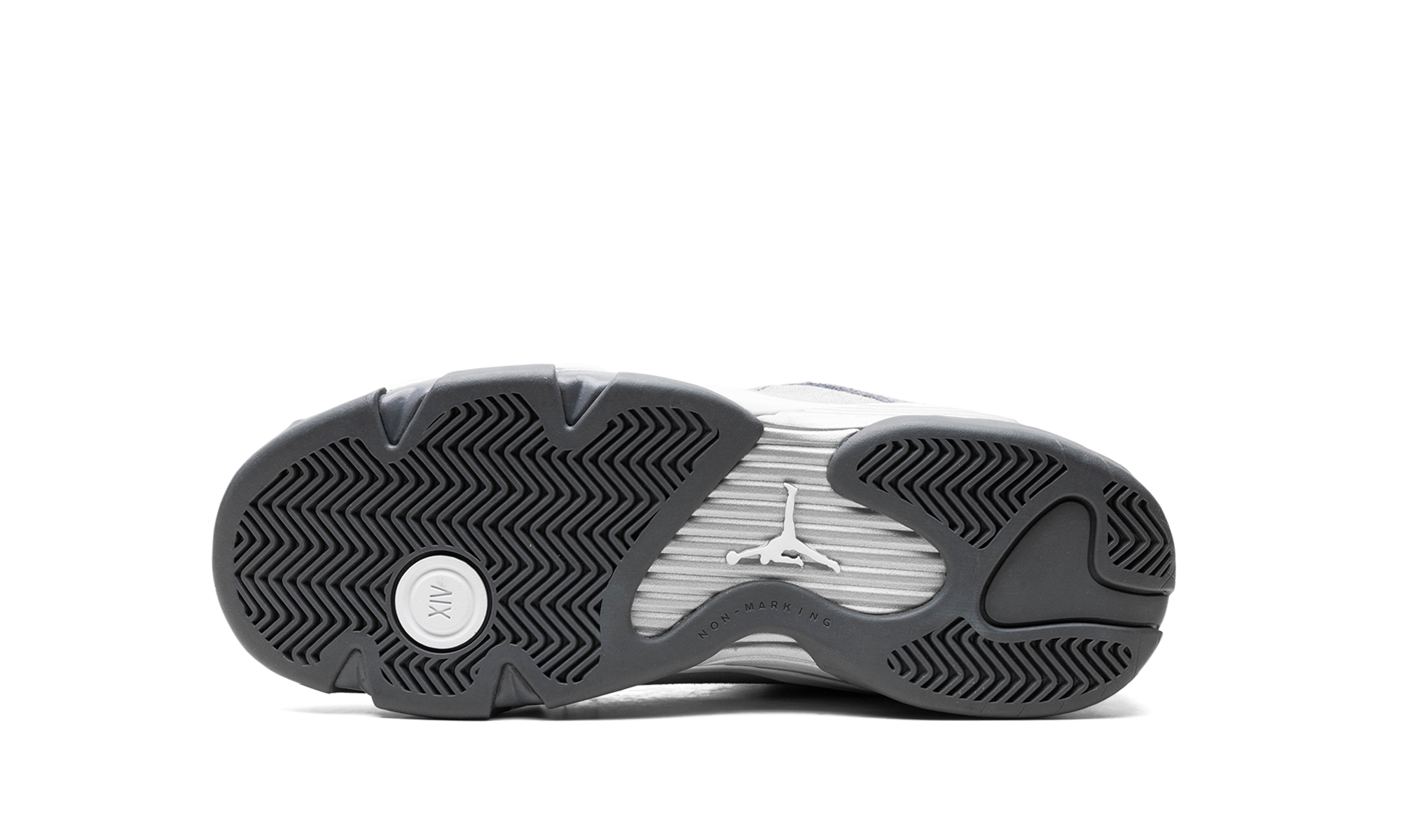 jordan 14 retro flint grey gs+FQ8165-012+bottom view