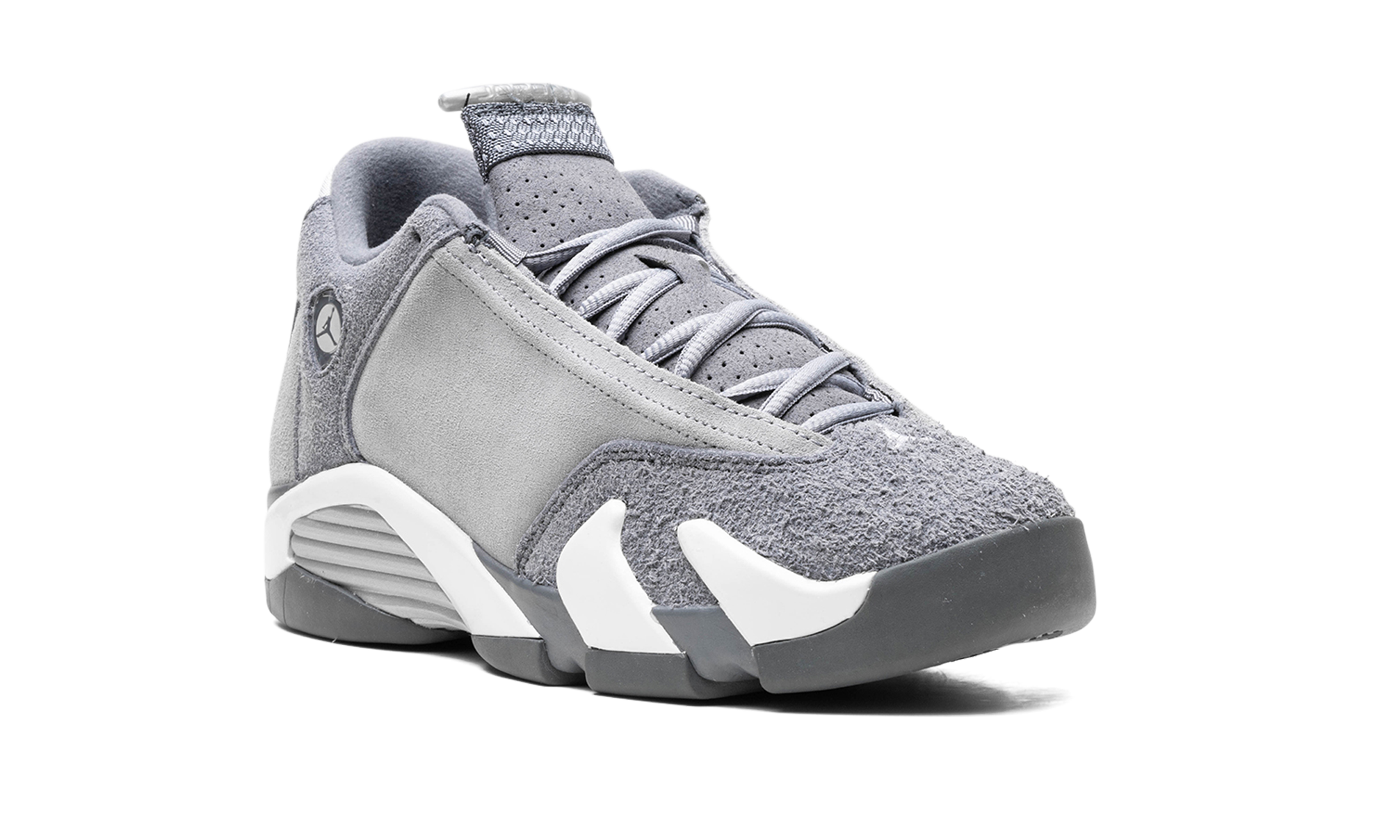 jordan 14 retro flint grey gs+FQ8165-012+diagnol right view