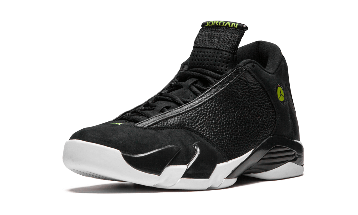 jordan 14 retro indiglo 2016+487471-005+left diagnol single view