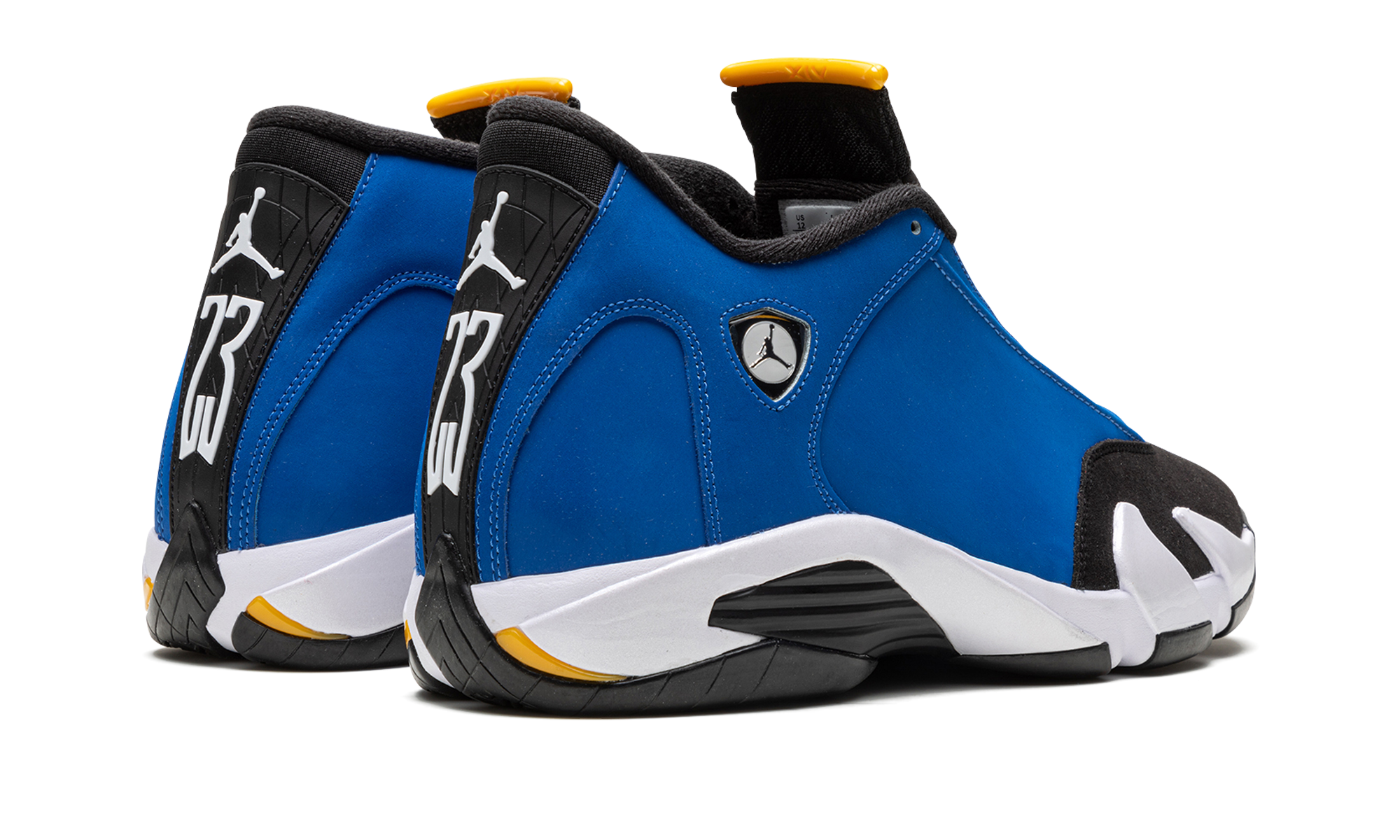 jordan 14 retro laney 2023+487471-407+diagnol right behind view