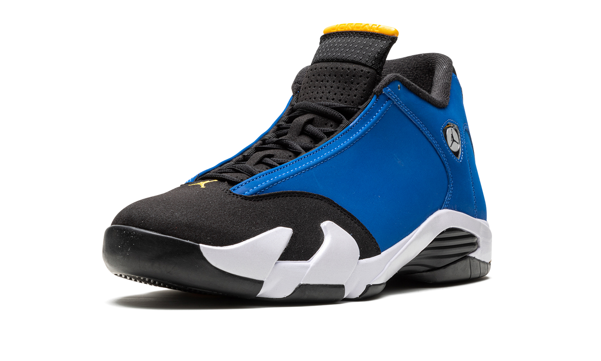 jordan 14 retro laney 2023+487471-407+left diagnol single view