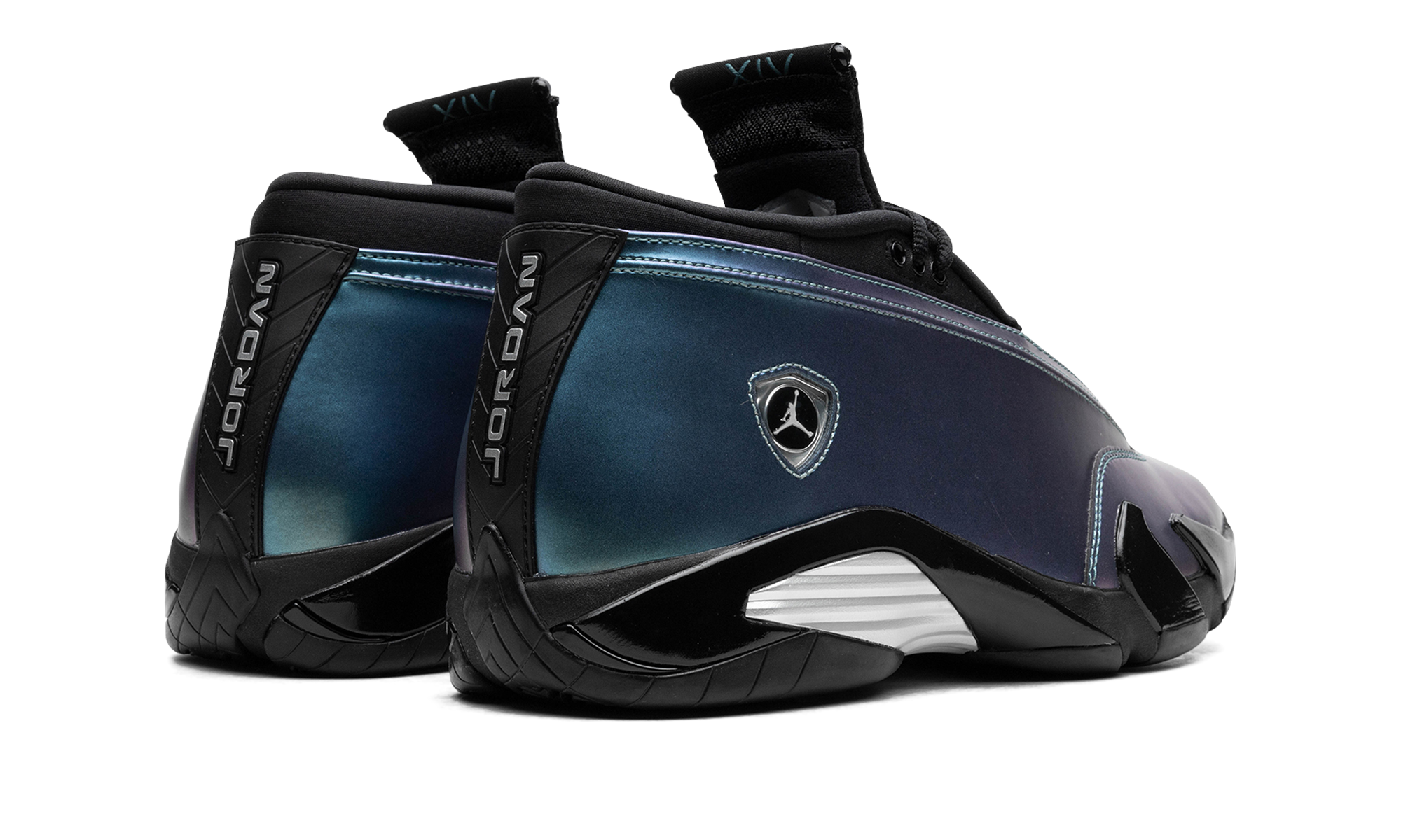 jordan 14 retro love letter women s+DH4121-300+diagnol right behind view