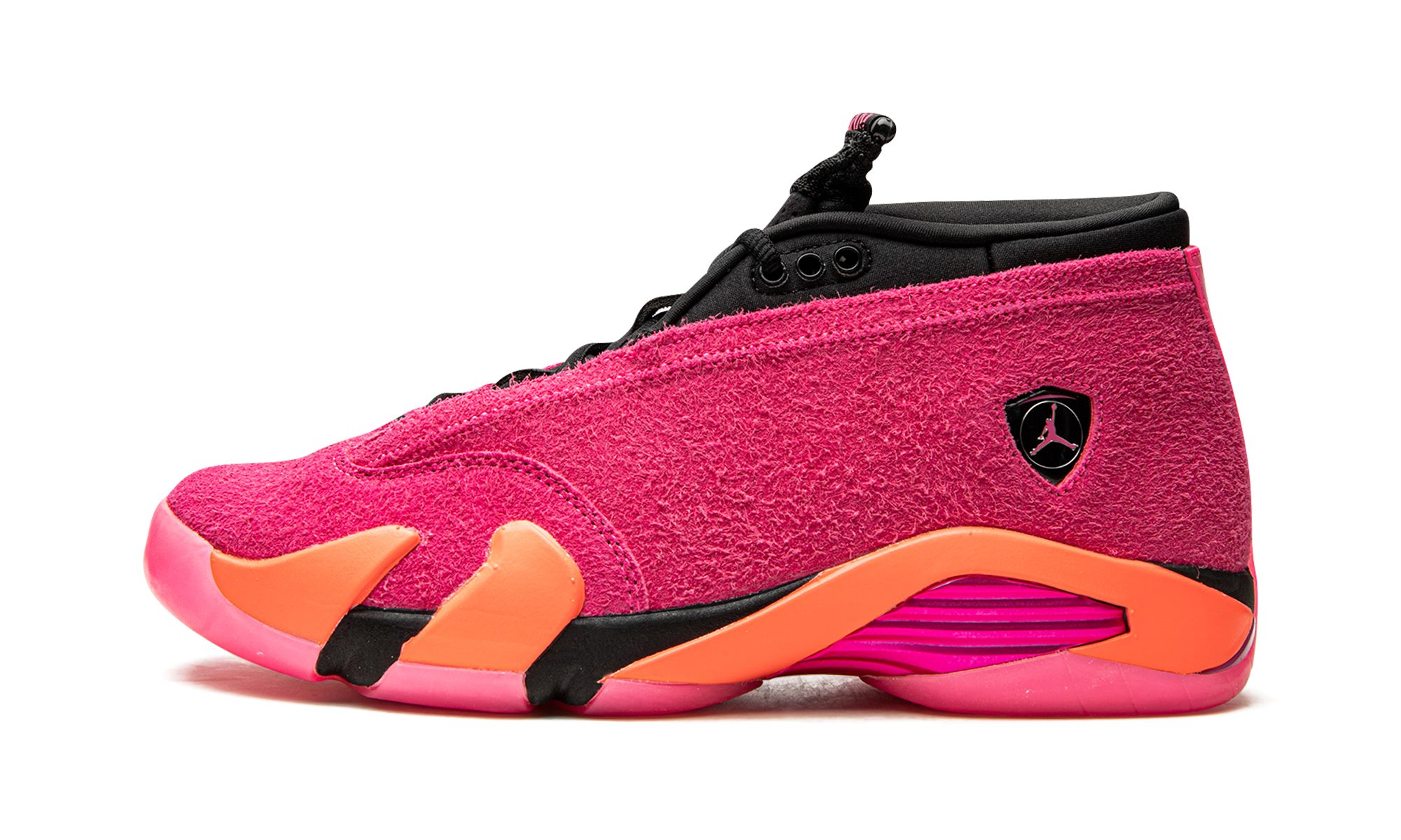 jordan 14 retro low shocking pink women s+DH4121-600+diagnol right view 1