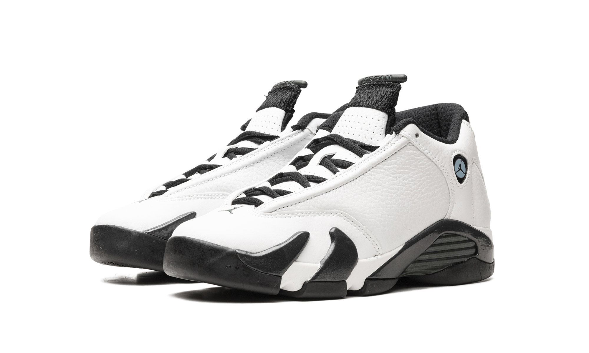 jordan 14 retro oxidized green 2016 gs+487524-106+diagnol left view