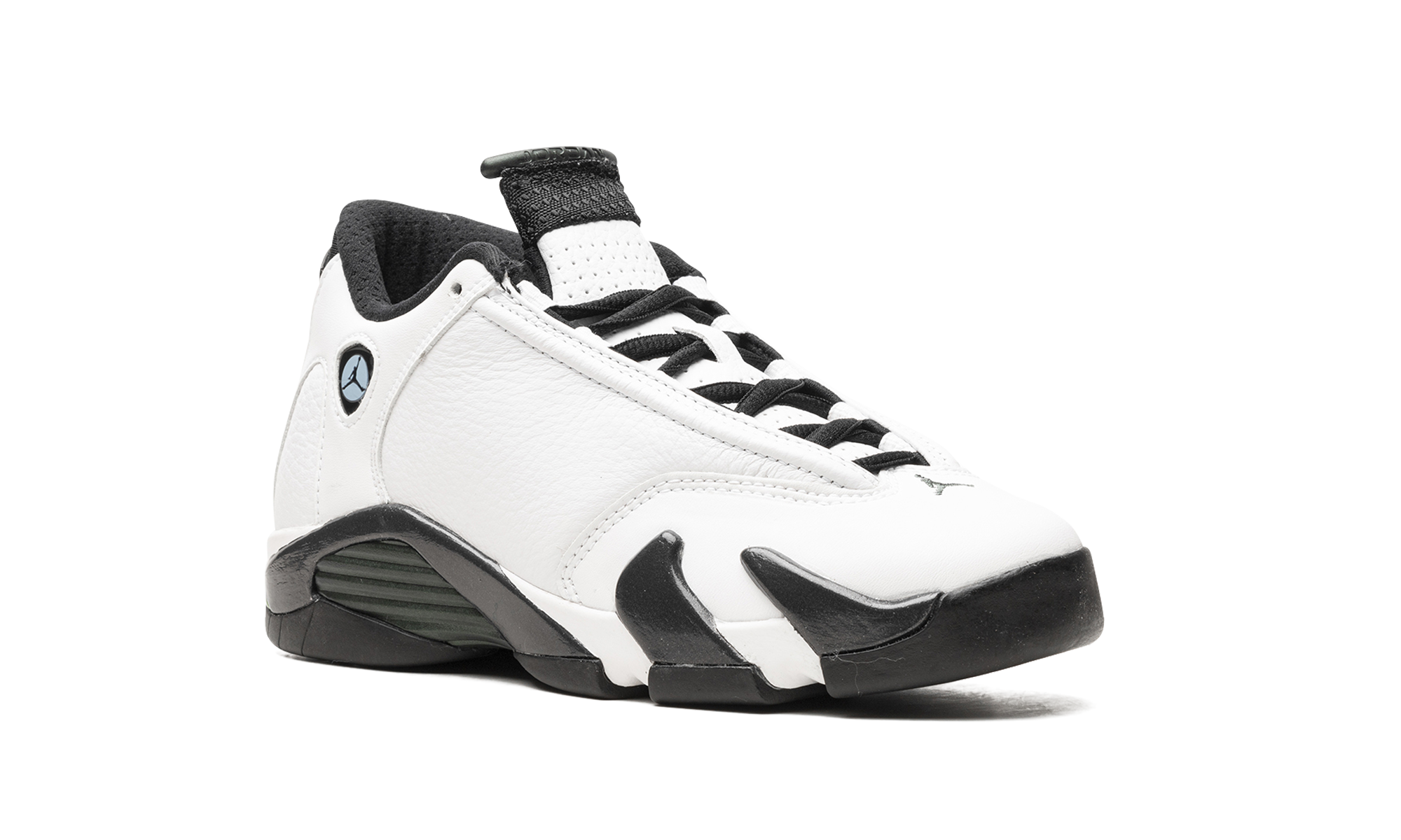 jordan 14 retro oxidized green 2016 gs+487524-106+diagnol right view 1