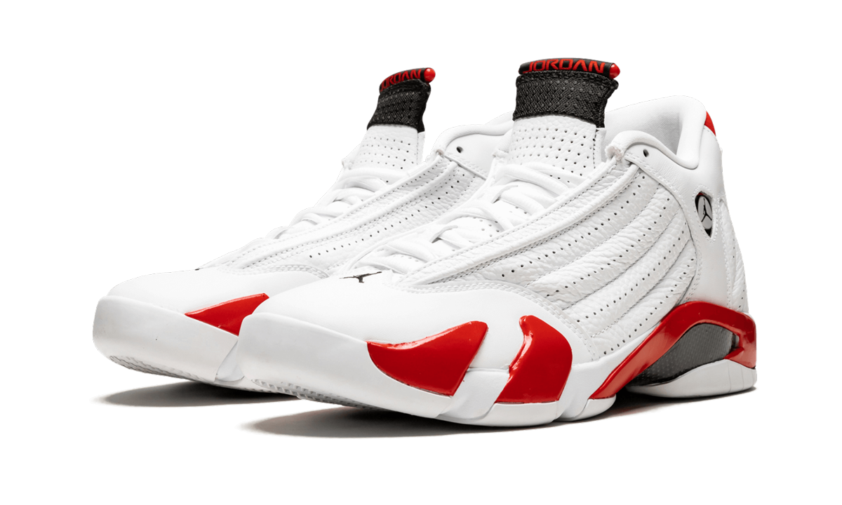 jordan 14 retro rip hamilton+487471-100+diagnol left view