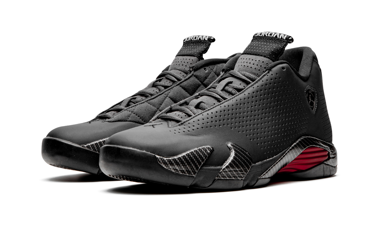 jordan 14 retro se black anthracite+BQ3685-001+diagnol left view
