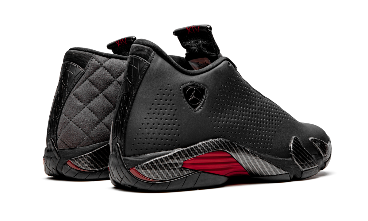 jordan 14 retro se black anthracite+BQ3685-001+diagnol right behind view