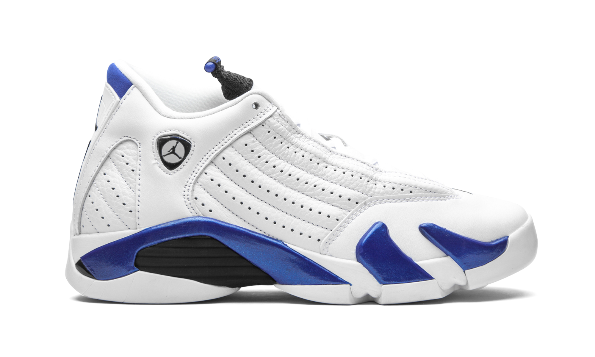 jordan 14 retro white hyper royal gs+487524-104+right view
