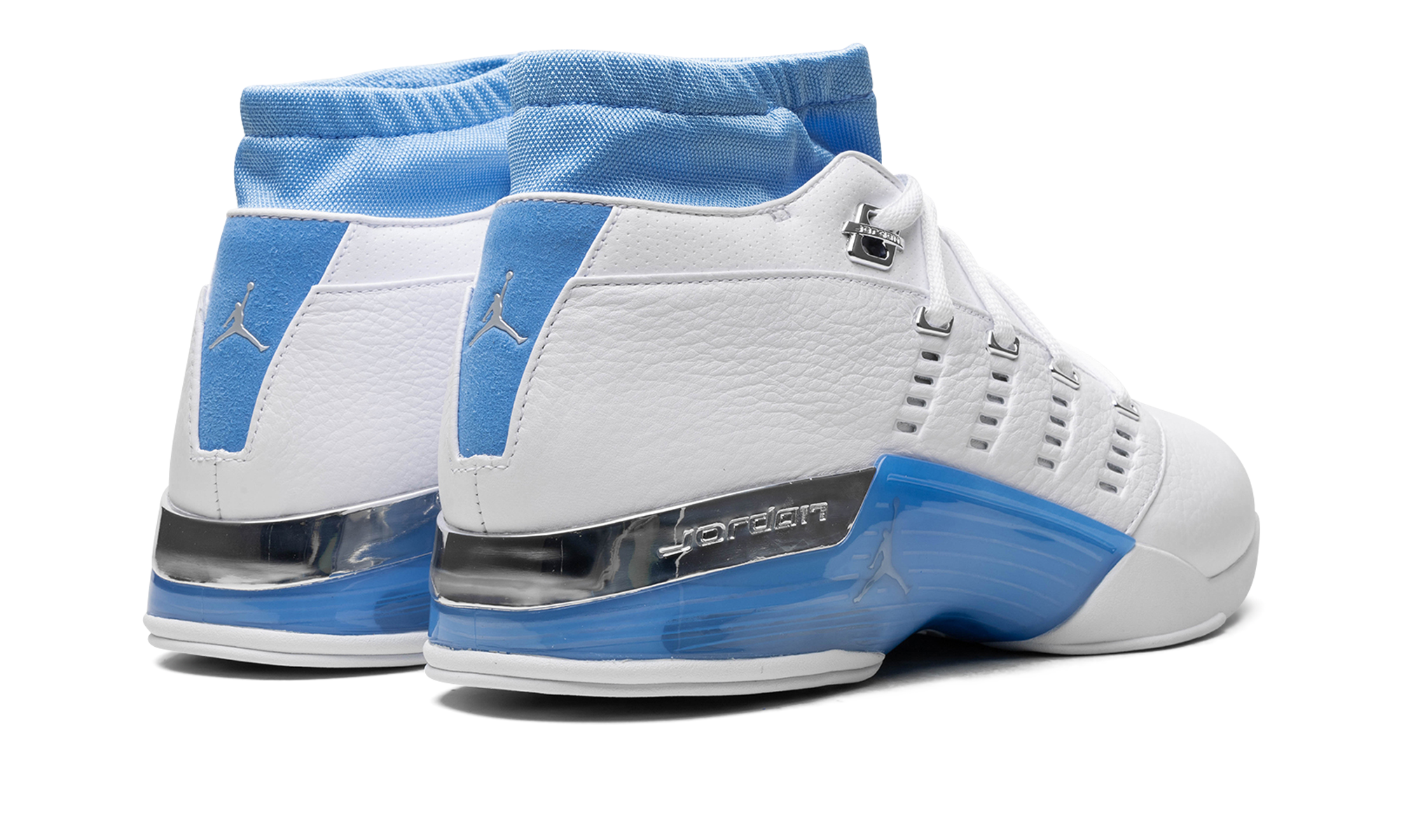 jordan 17 retro low sp university blue 2024+FJ0395-101+diagnol left view