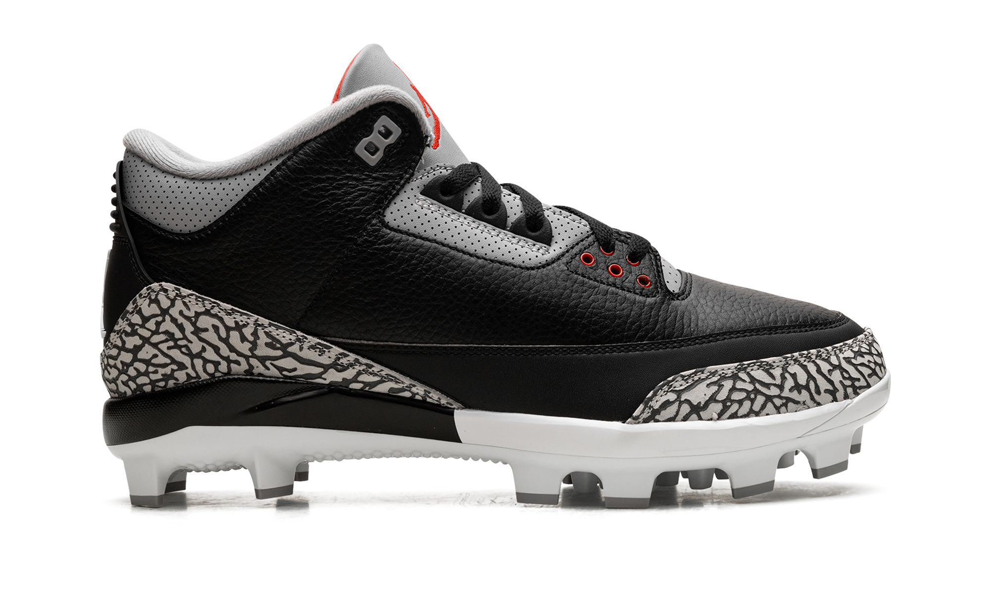 jordan 3 mid retro mcs black cement+FZ8627-001+right view