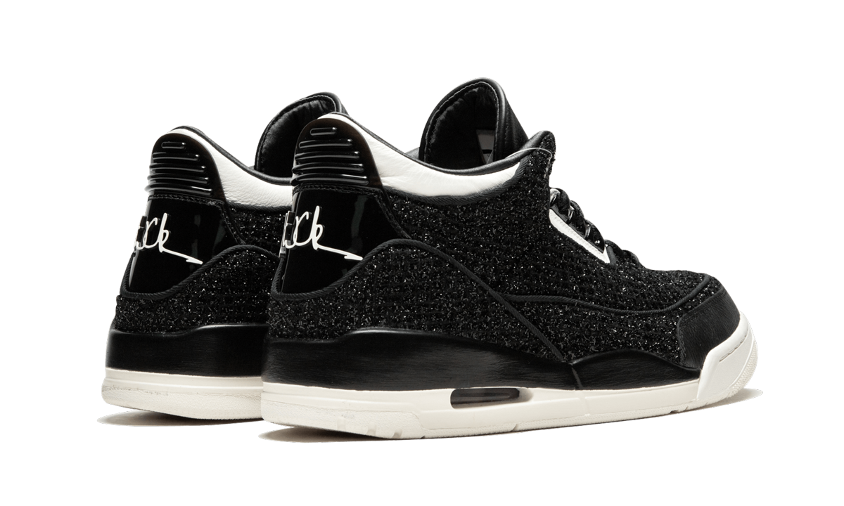jordan 3 retro awok vogue black women s+BQ3195-001+diagnol right behind view