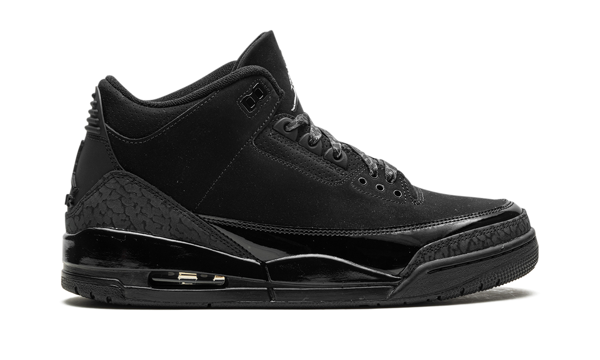 jordan 3 retro black cat 2025+CT8532-001+right view