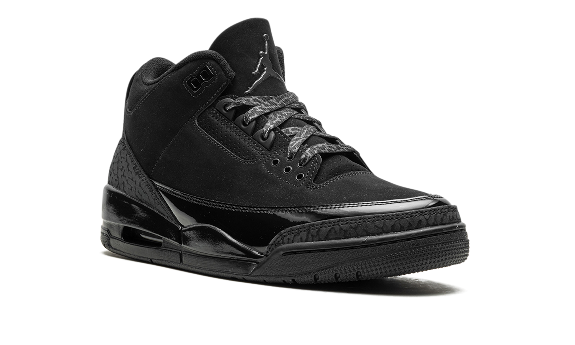 jordan 3 retro black cat 2025+CT8532-001+diagnol right view