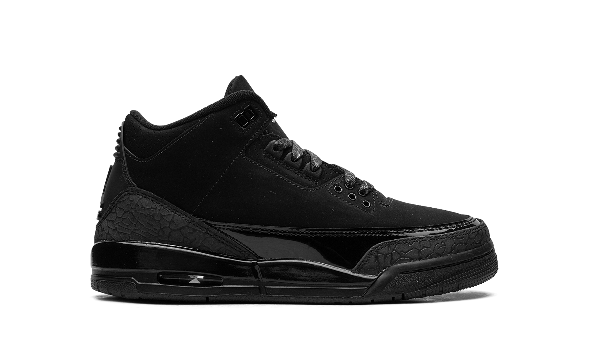 jordan 3 retro black cat 2025 gs+DM0967-001+right view