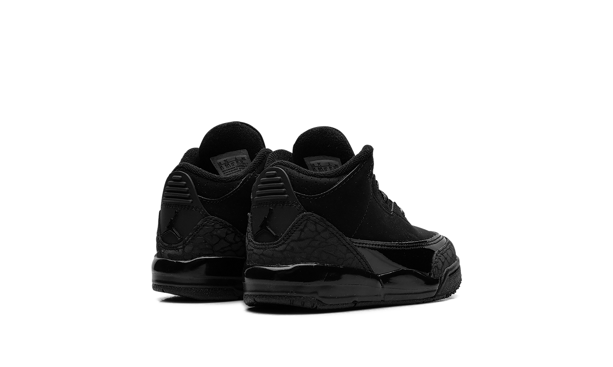 jordan 3 retro black cat 2025 td+DM0968-001+diagnol right behind view