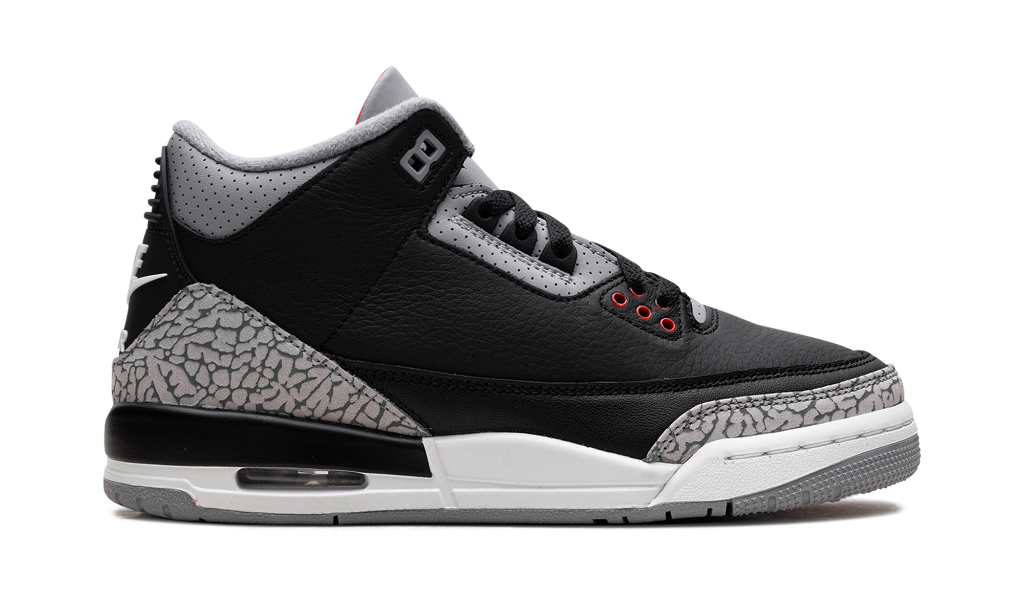 jordan 3 retro black cement 2024 gs+DM0967-010+right view