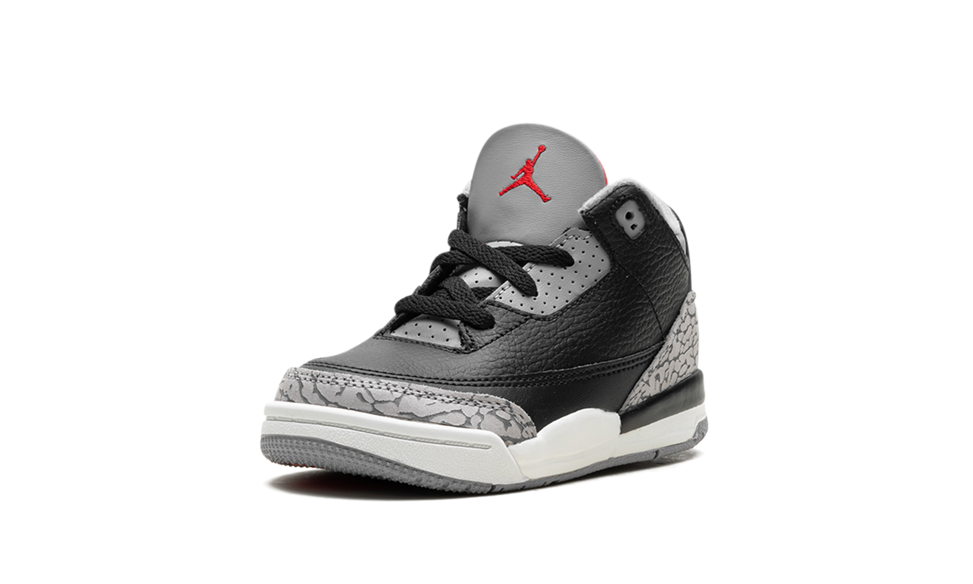 jordan 3 retro black cement 2024 td+DM0968-010+left diagnol single view