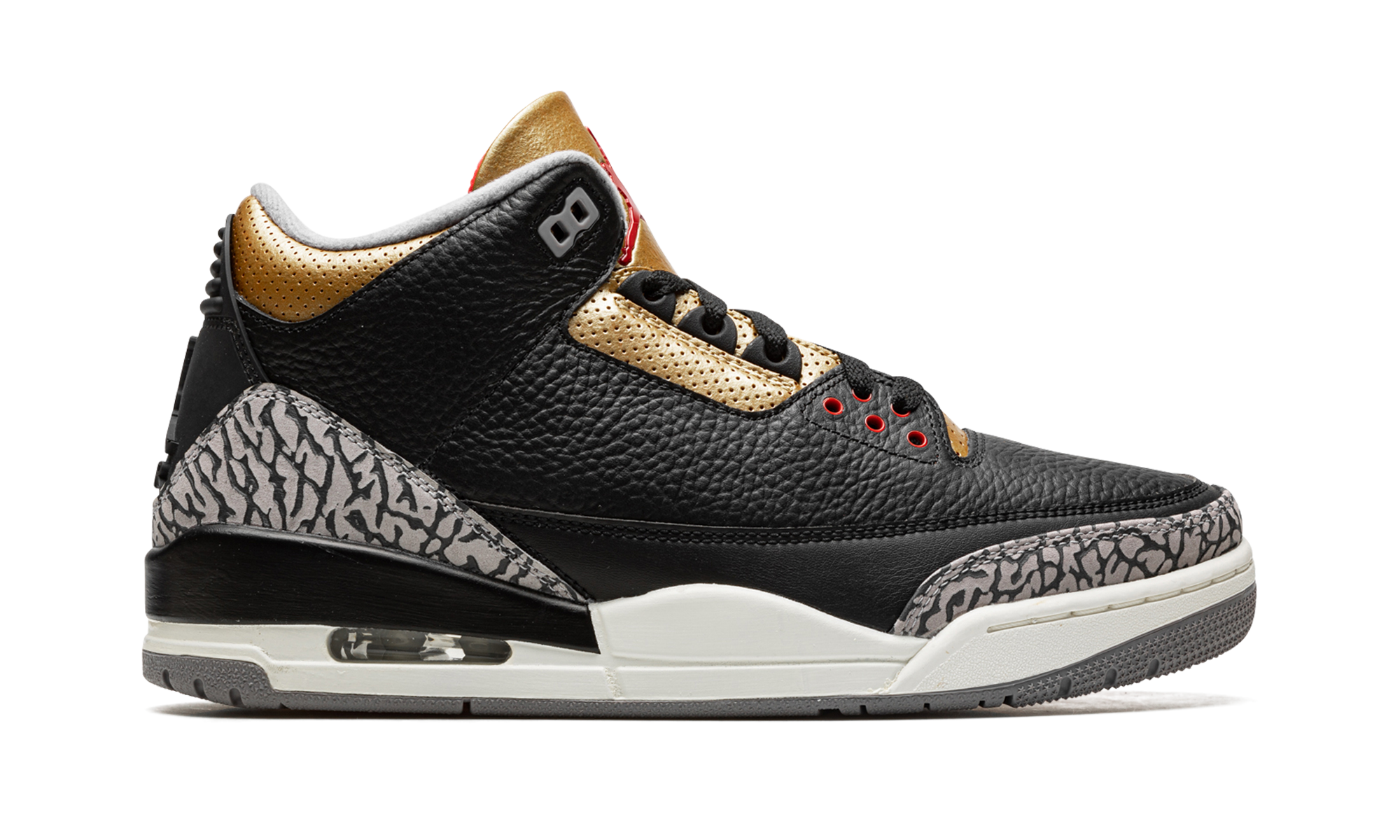 jordan 3 retro black cement gold women s+CK9246-067+right view