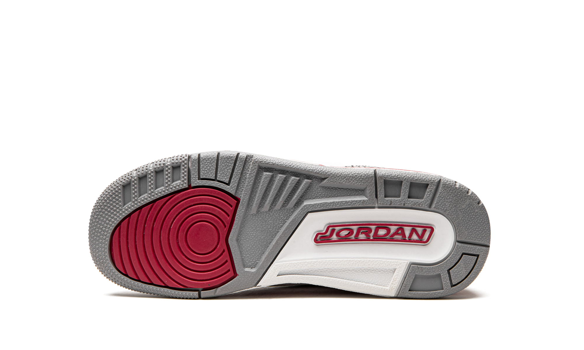 jordan 3 retro cardinal gs+398614-126+bottom view