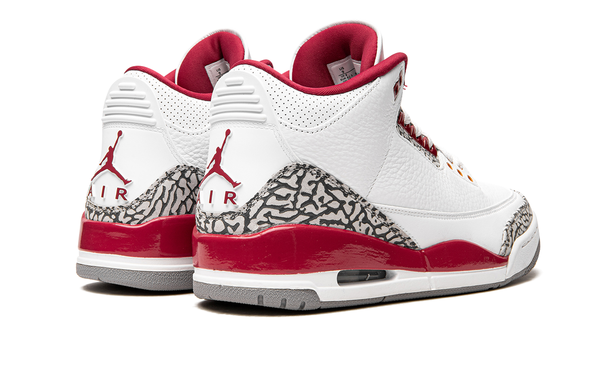 jordan 3 retro cardinal red+CT8532-126+diagnol right behind view