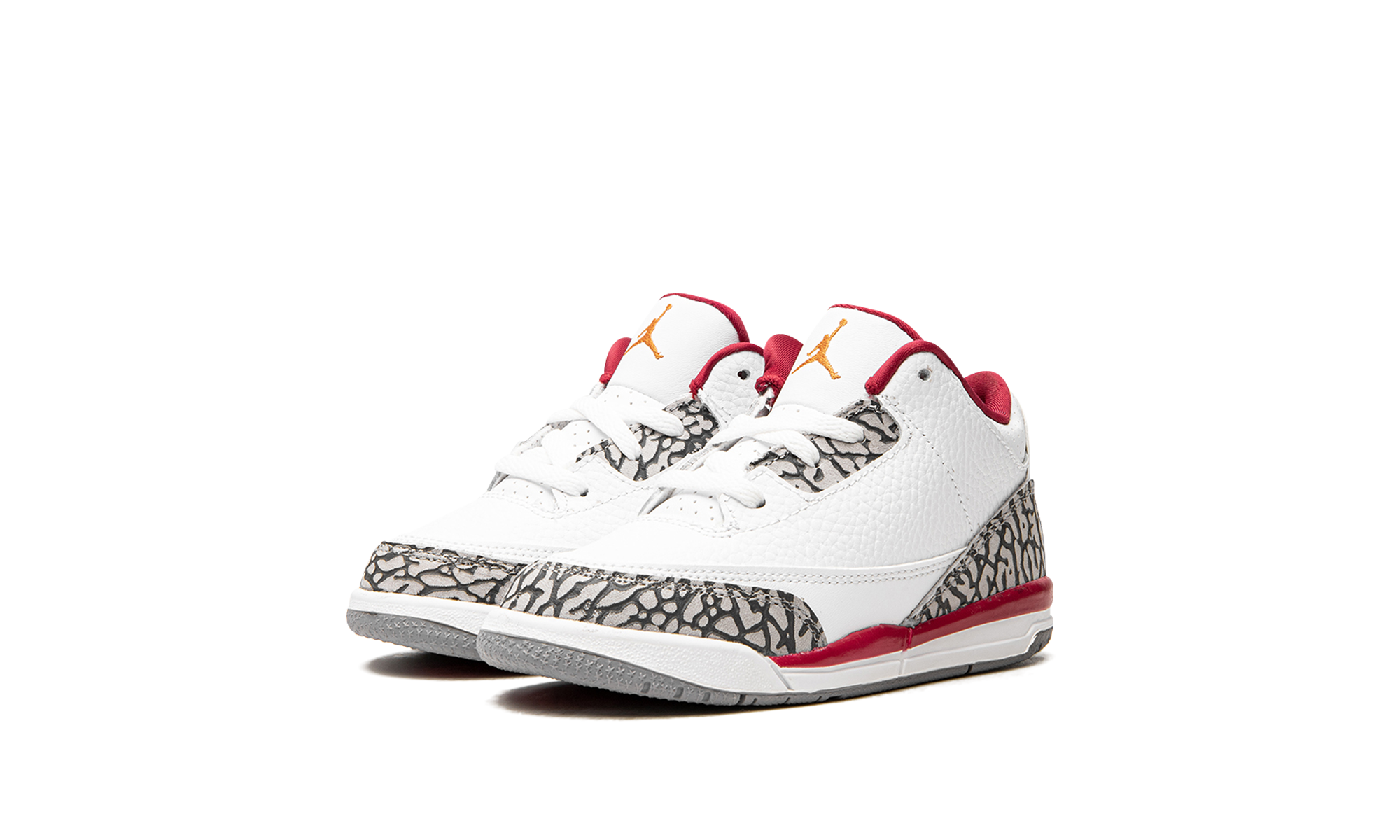 jordan 3 retro cardinal td+832033-126+diagnol left view