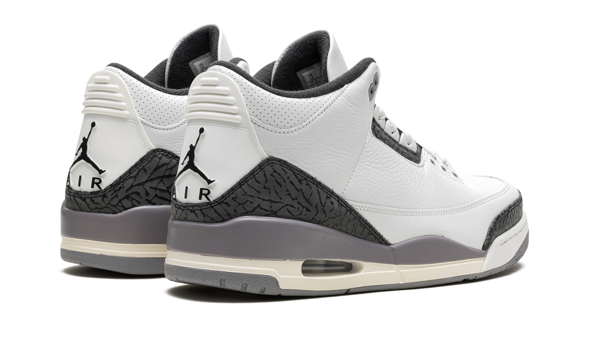 jordan 3 retro cement grey+CT8532-106+diagnol right behind view