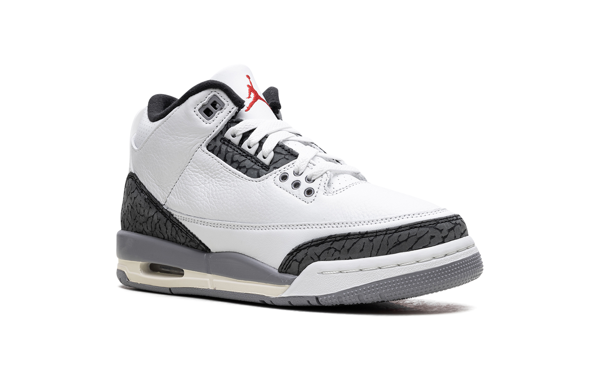 jordan 3 retro cement grey gs+DM0967-106+diagnol right view