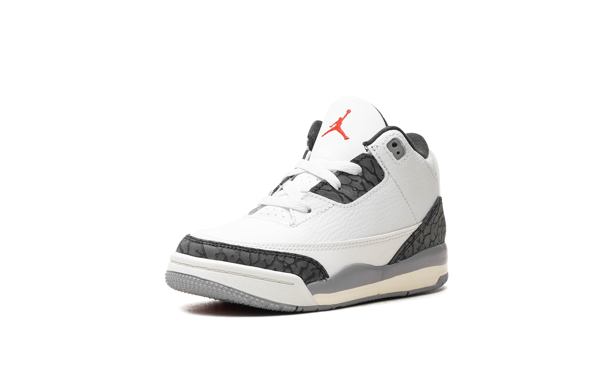 jordan 3 retro cement grey td+DM0968-106+left diagnol single view
