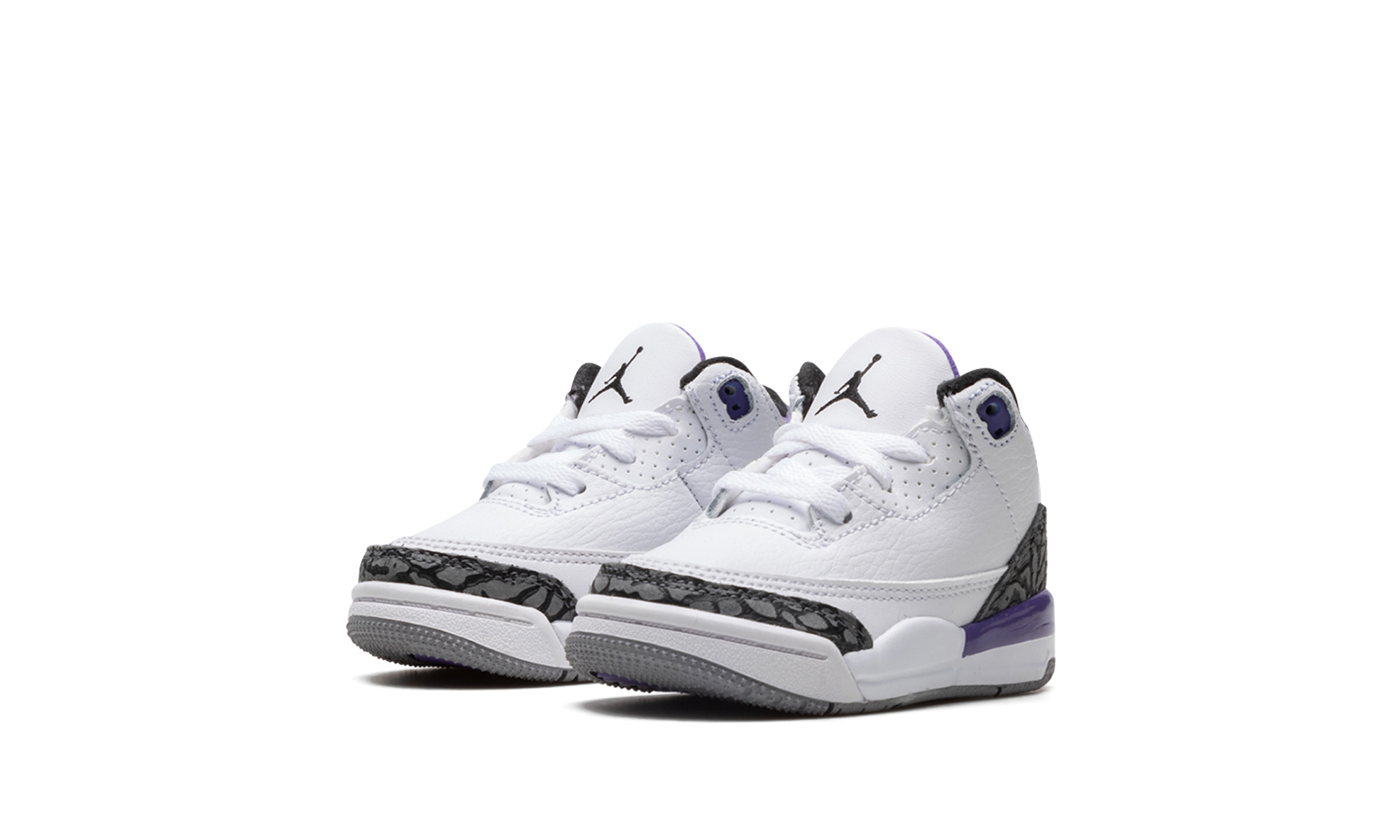 jordan 3 retro dark iris td+DM0968-105+diagnol left view