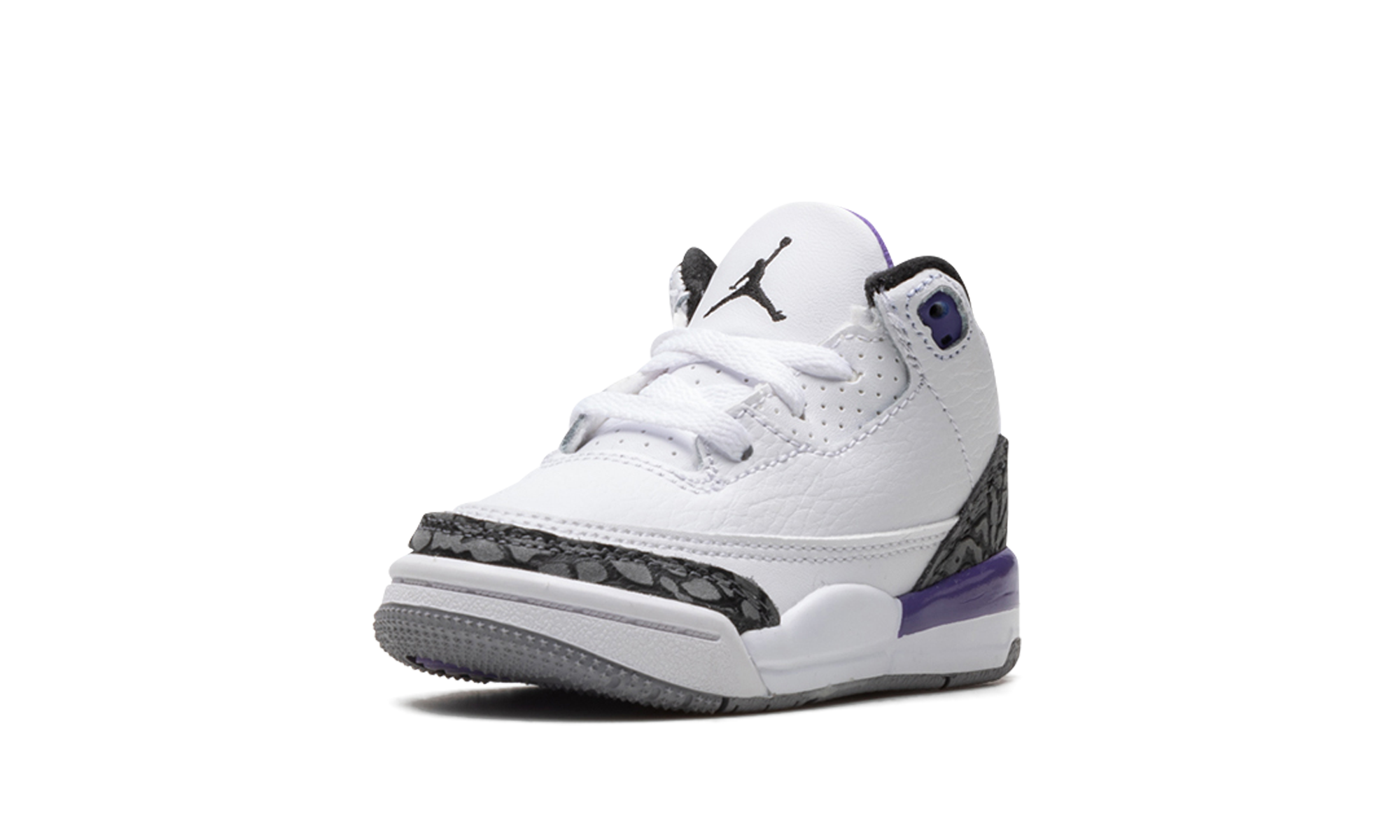 jordan 3 retro dark iris td+DM0968-105+left diagnol single view