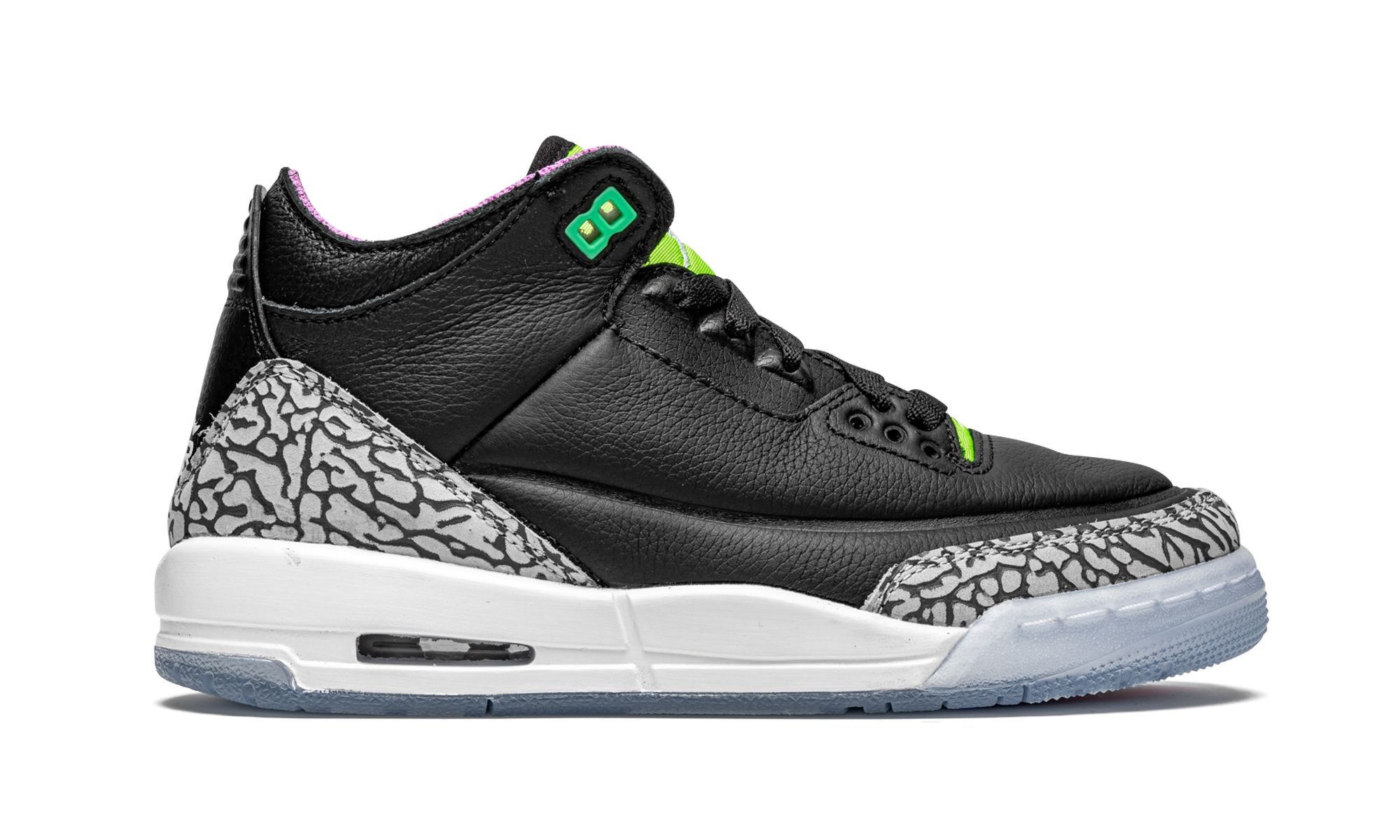 jordan 3 retro electric green gs+DA2304-003+right view