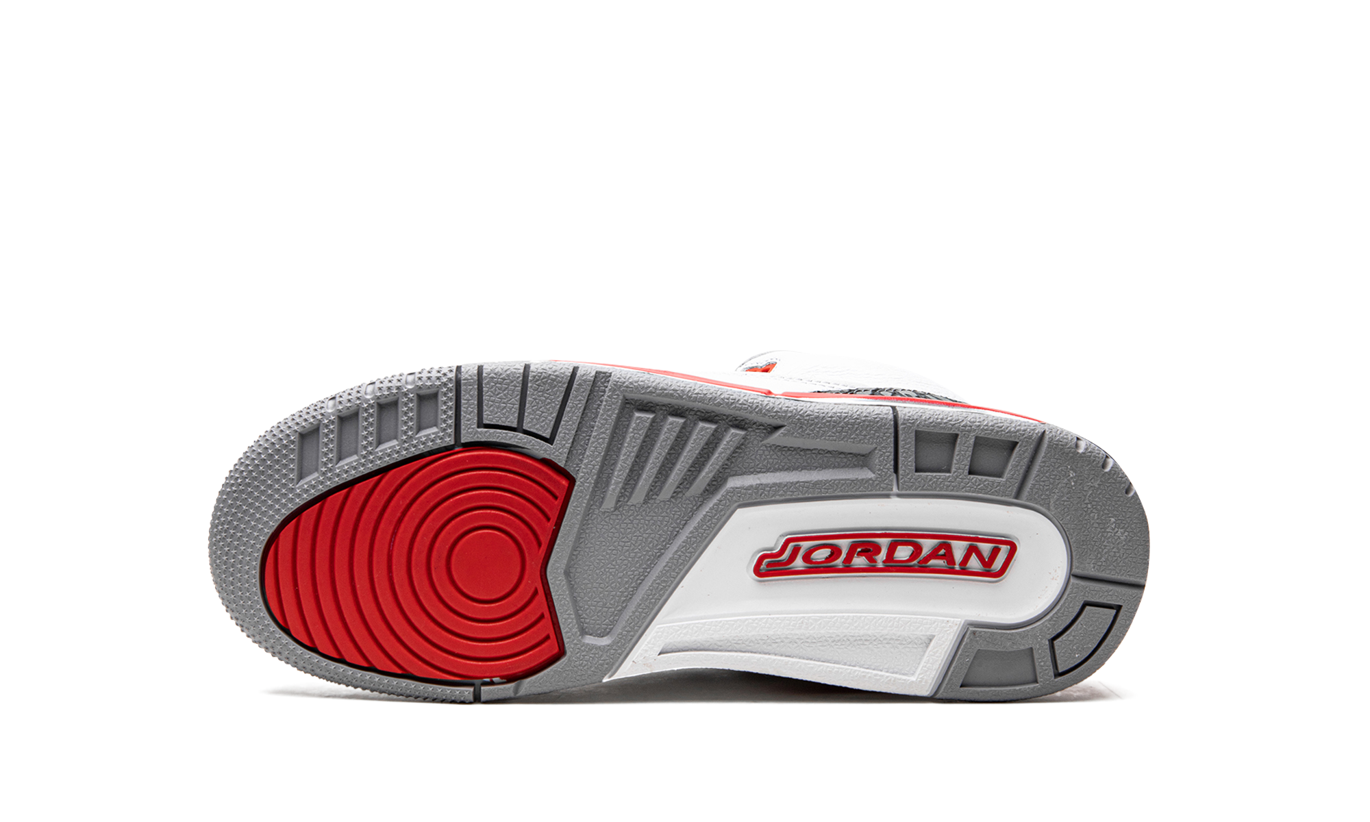 jordan 3 retro fire red 2022 gs+DM0967-160+bottom view