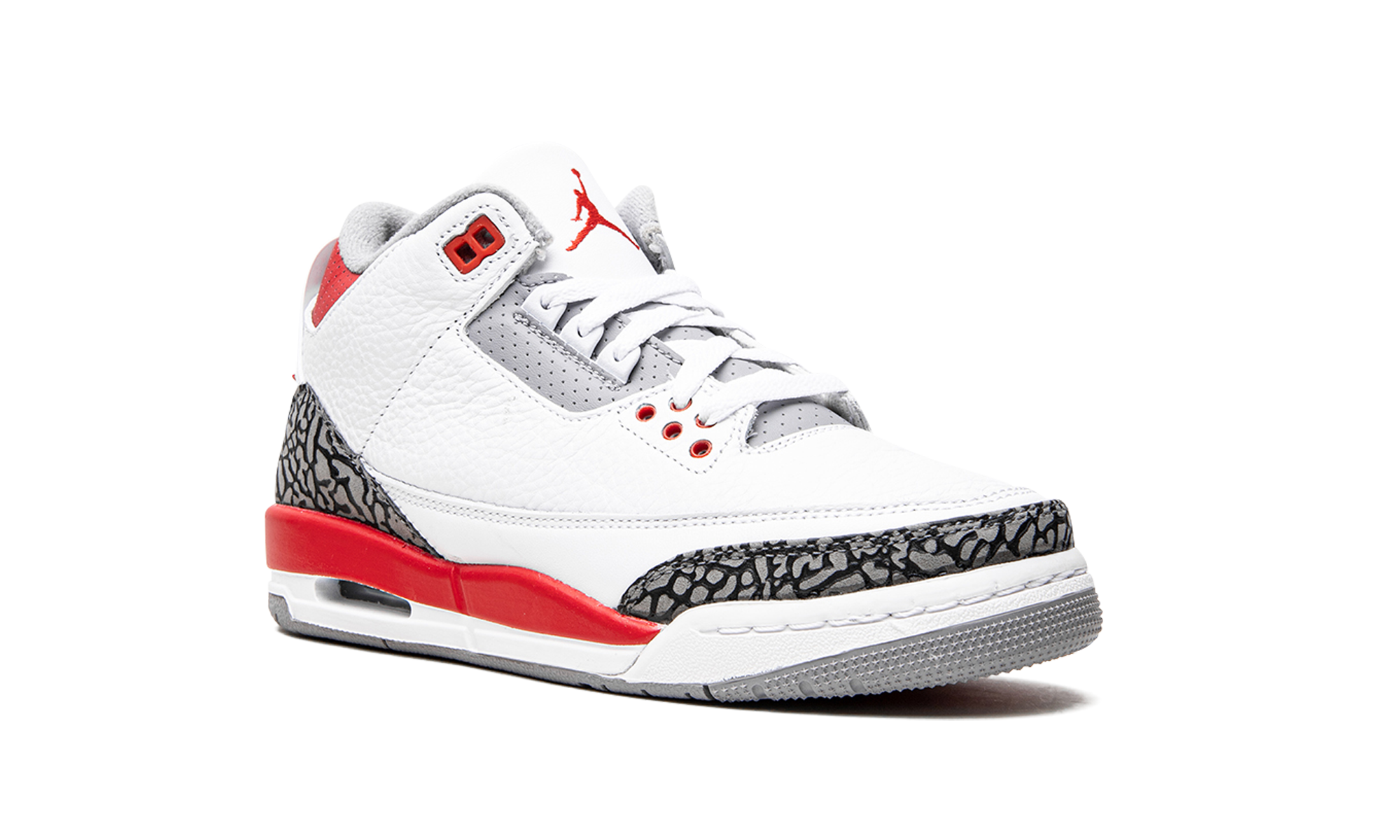 jordan 3 retro fire red 2022 gs+DM0967-160+diagnol right view