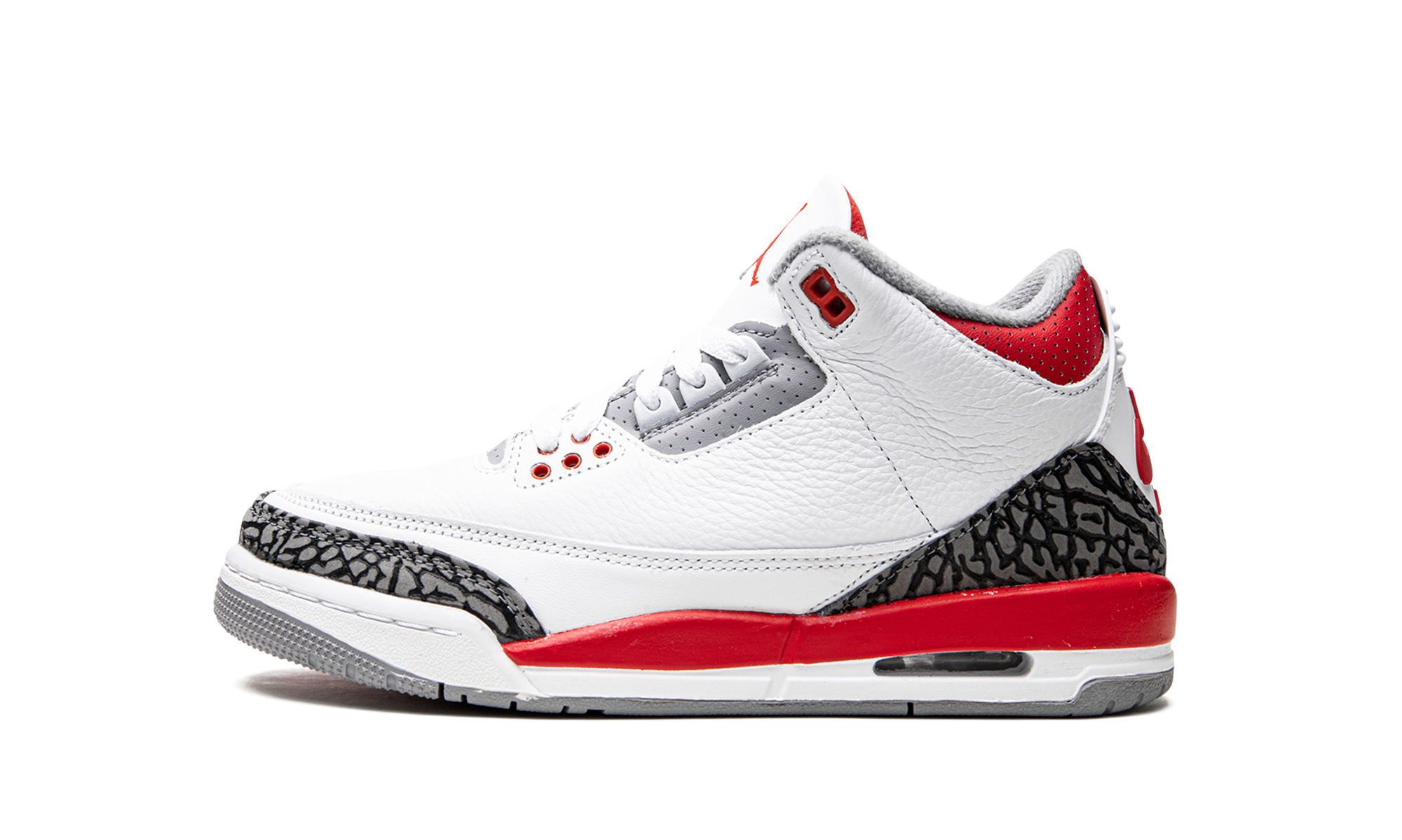jordan 3 retro fire red 2022 gs+DM0967-160+diagnol right view 1