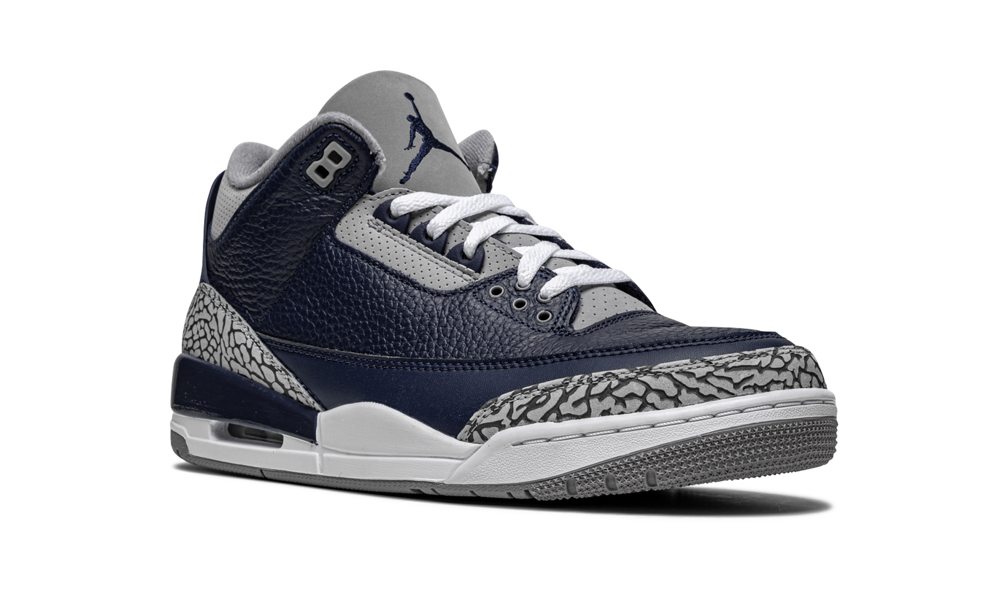 jordan 3 retro georgetown 2021+CT8532-401+diagnol right view