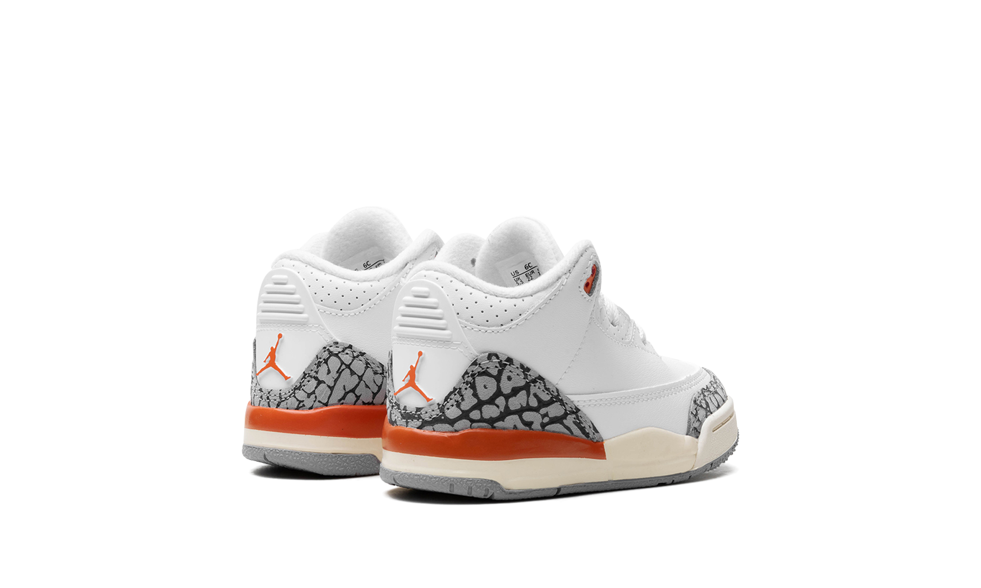 jordan 3 retro georgia peach td+FQ9175-121+diagnol right behind view
