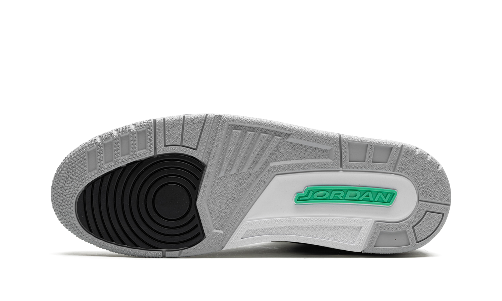 jordan 3 retro green glow+CT8532-031+bottom view