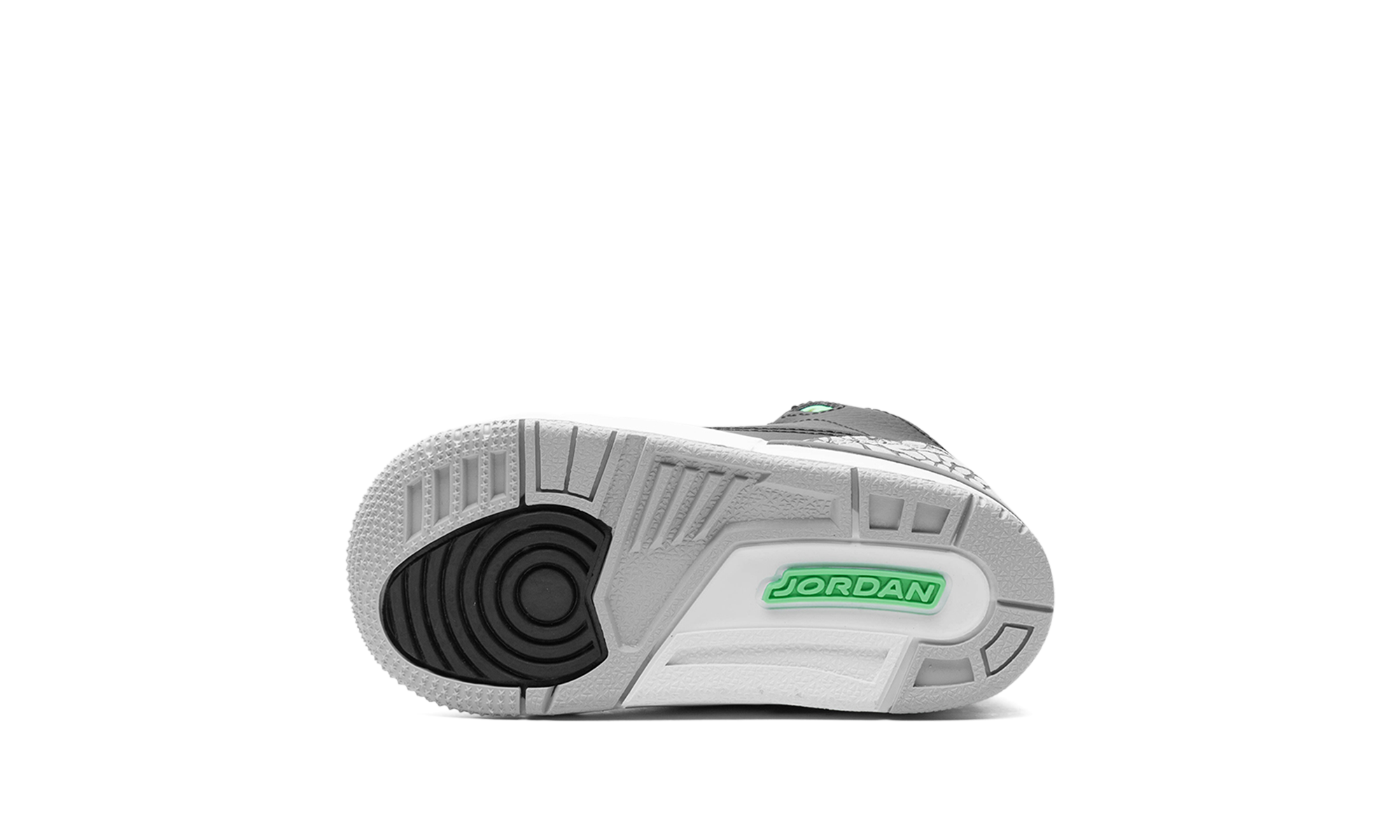 jordan 3 retro green glow td+DM0968-031+bottom view