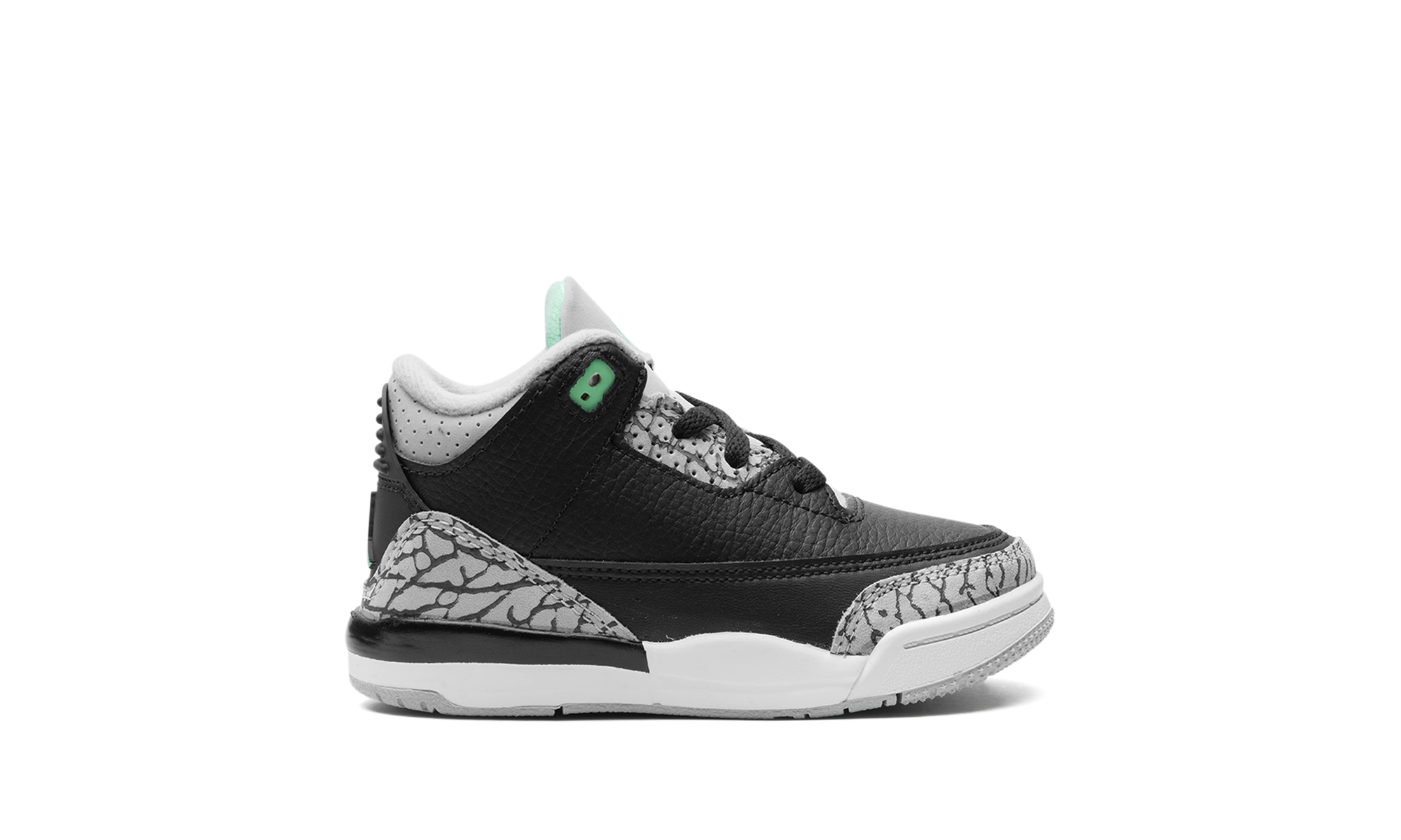 jordan 3 retro green glow td+DM0968-031+right view