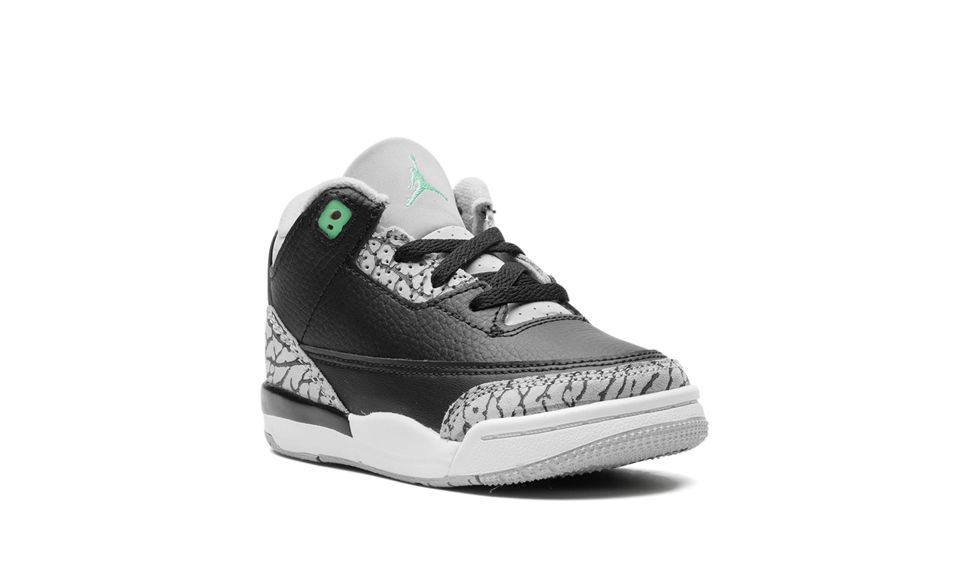 jordan 3 retro green glow td+DM0968-031+diagnol right view